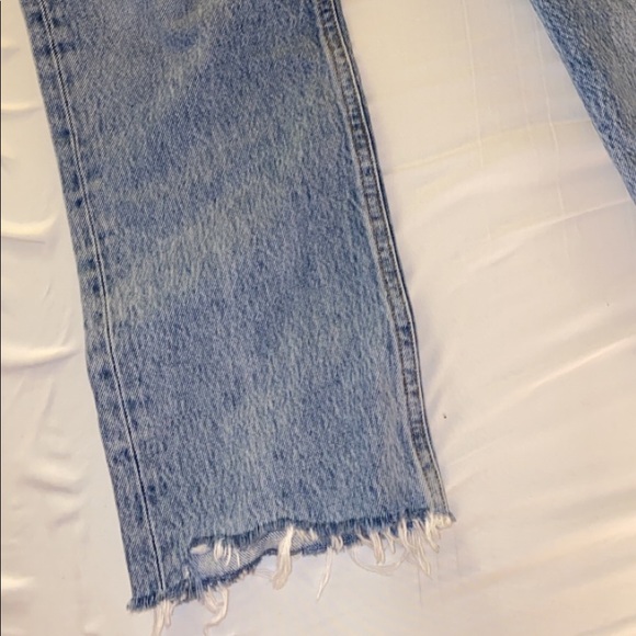 AGOLDE riley jeans in color Zephyr - Picture 4 of 5